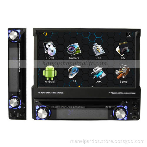 1 Din Android Autoradio DVD Head Unit with DTV GPS Wifi 3G
